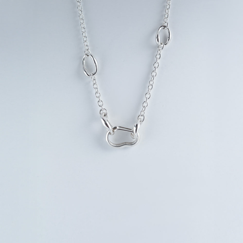 Bubble Carabiner Necklace