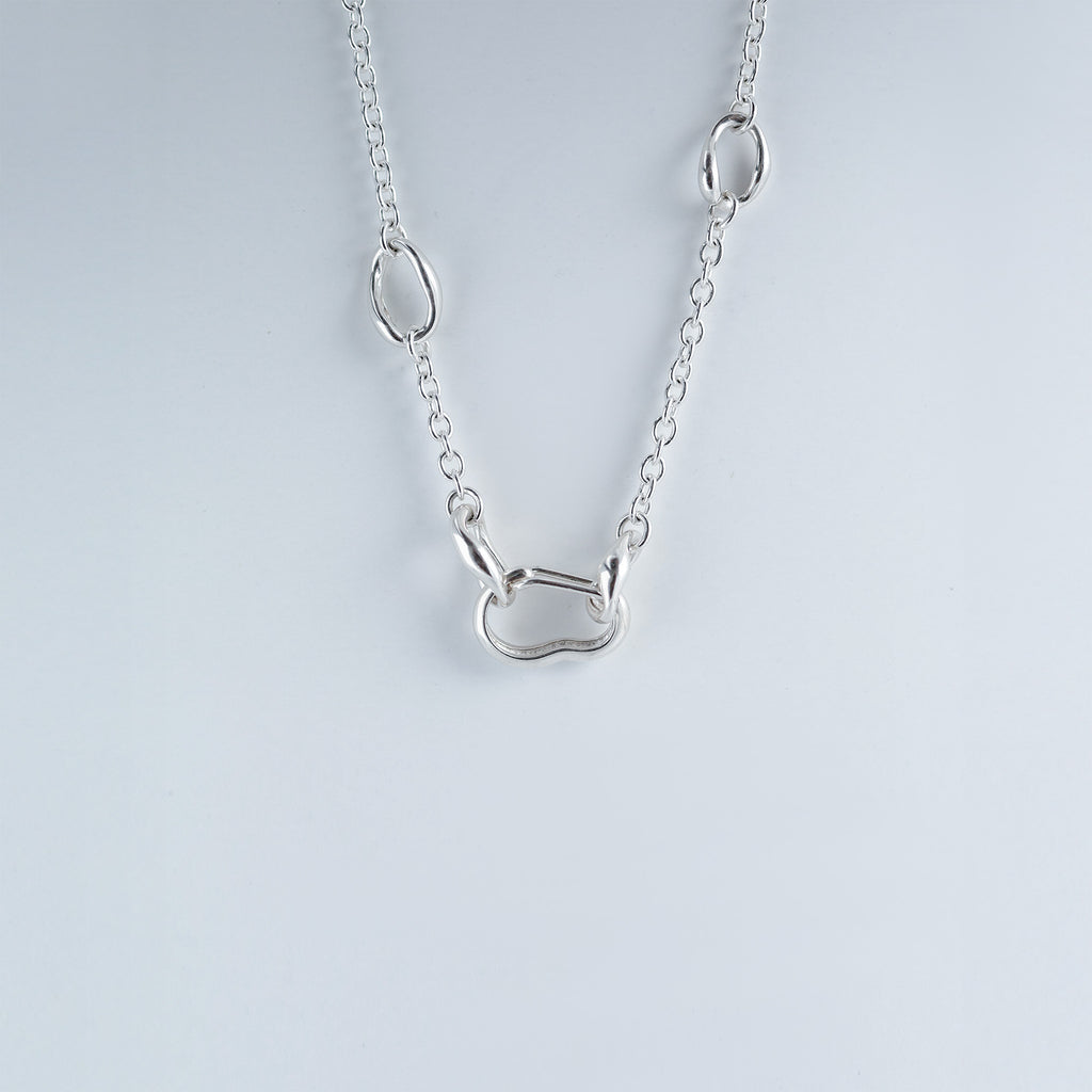 Bubble Carabiner Necklace
