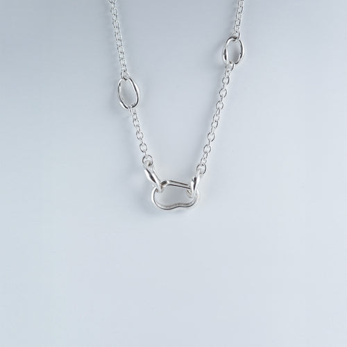 Bubble Carabiner Necklace