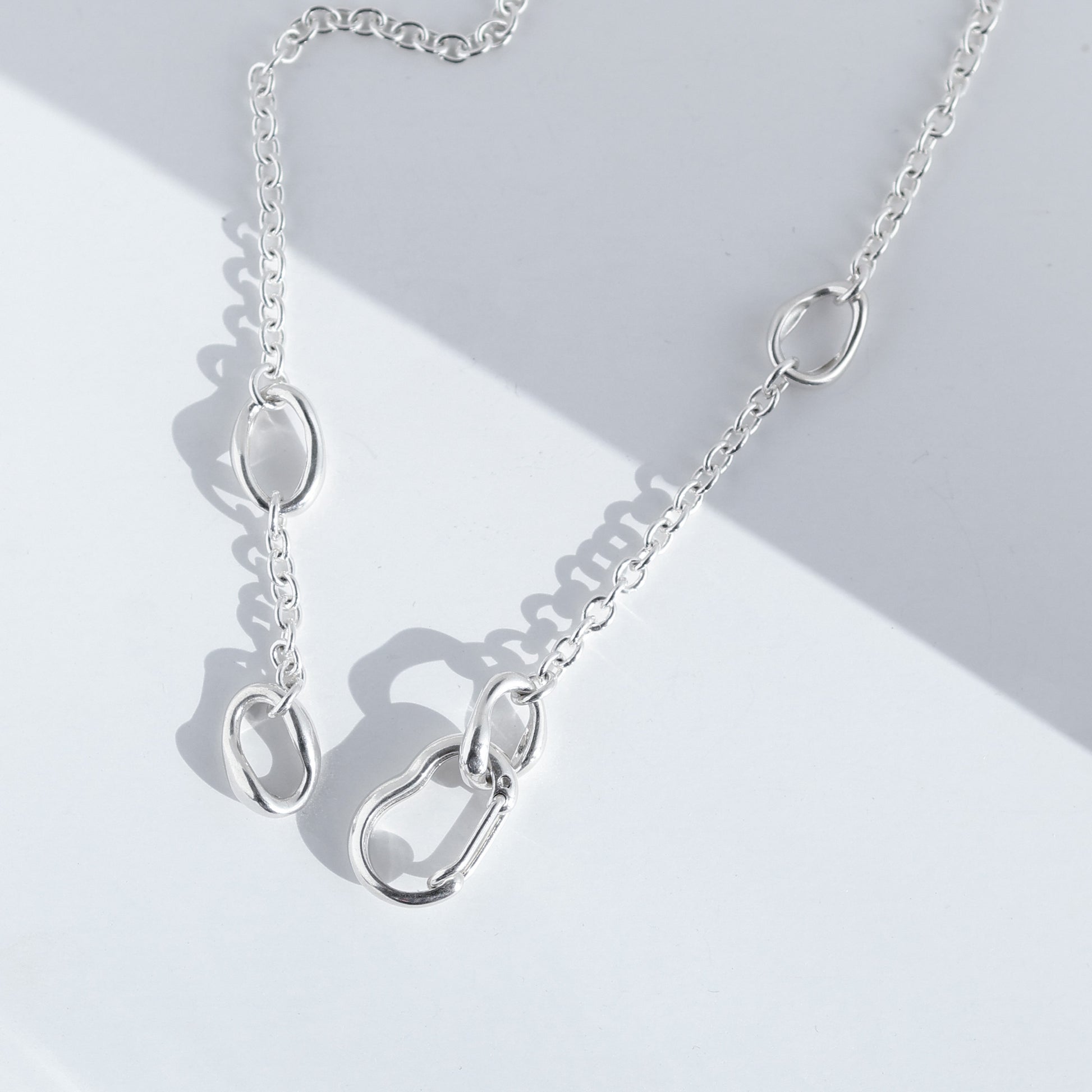 Bubble Carabiner Necklace