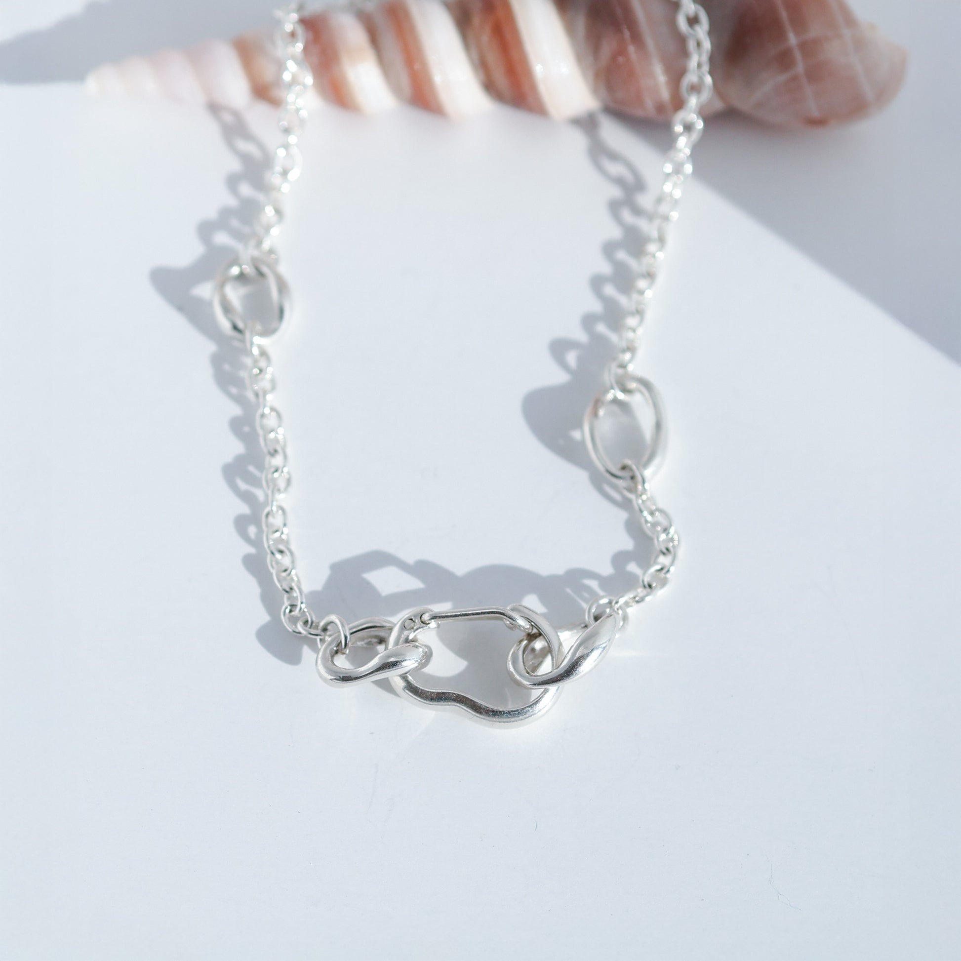 Bubble Carabiner Necklace