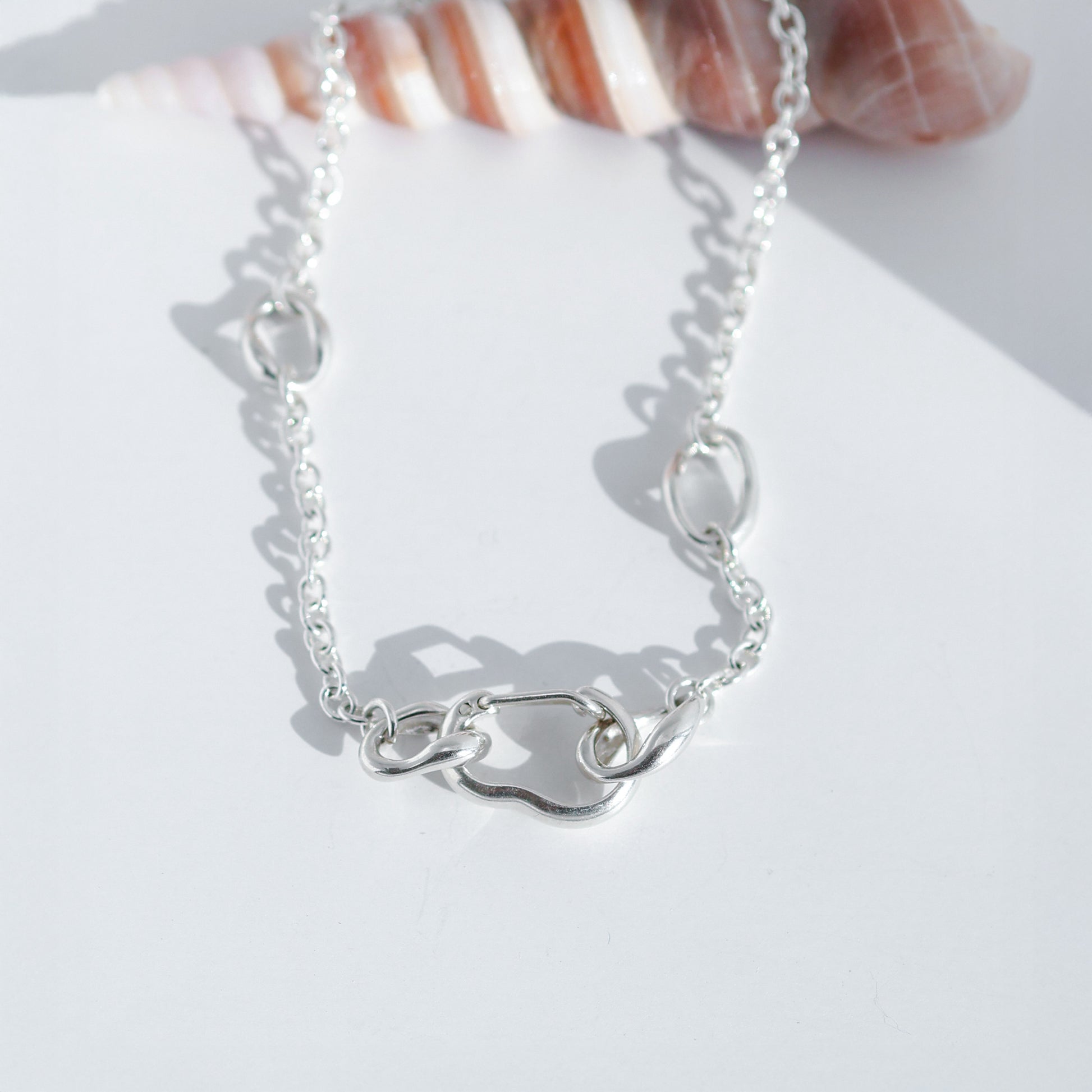 Bubble Carabiner Necklace