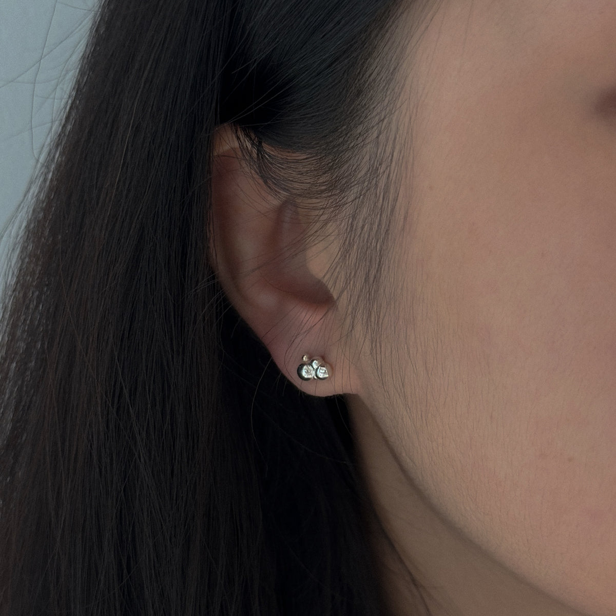Bubbly Studs worn