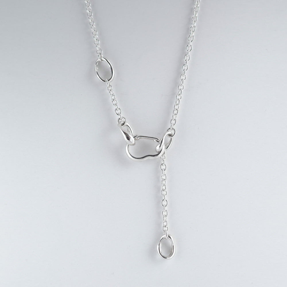 Bubble Carabiner Necklace