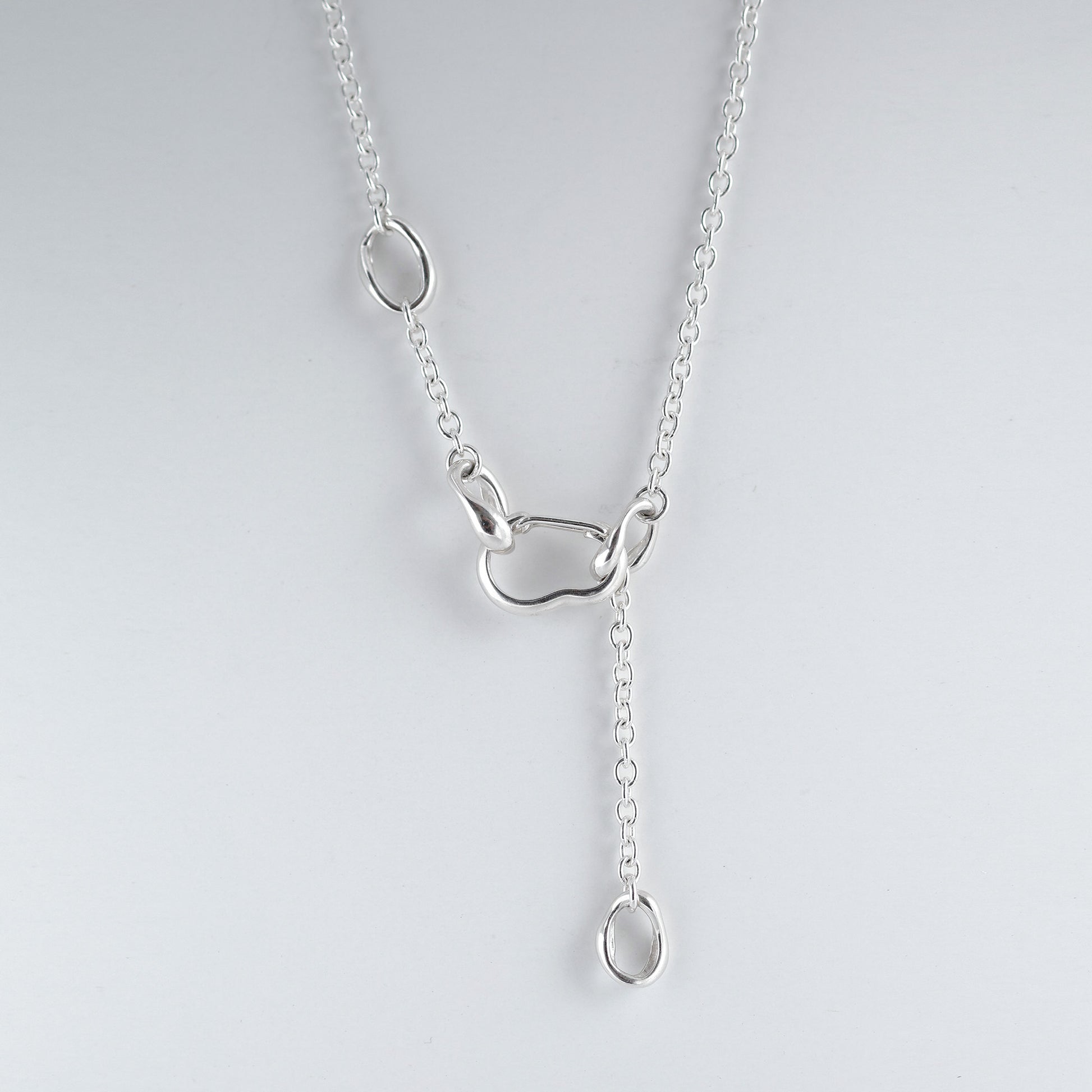 Bubble Carabiner Necklace