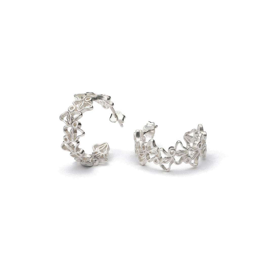 Lilac Hoop Earrings