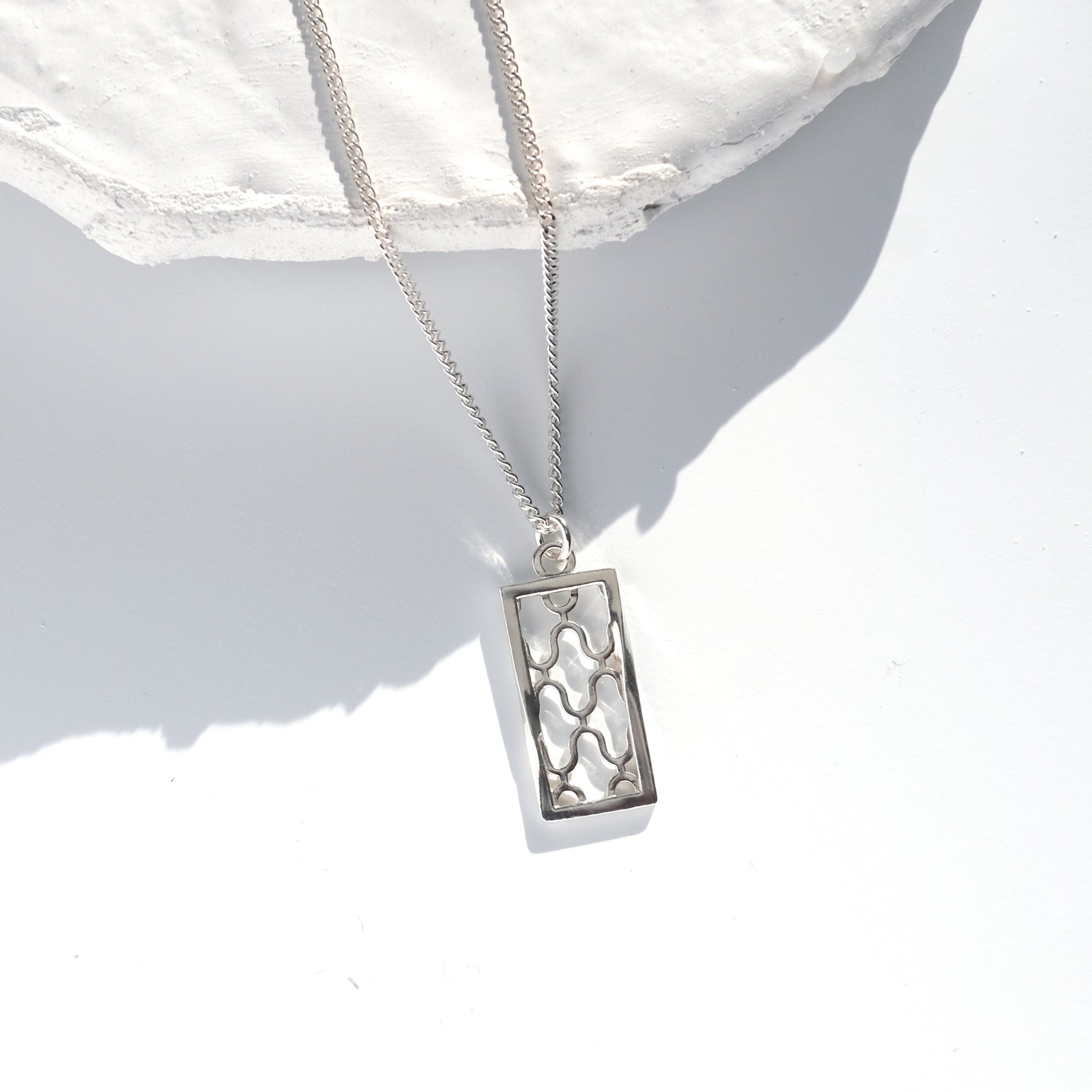 Long Ripple Sentinel Necklace