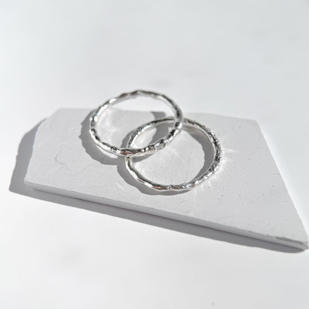 Molten Line Ring