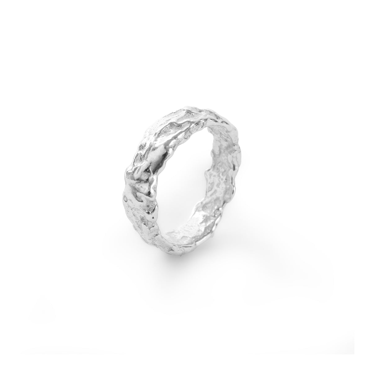 Molten Wide Band Ring