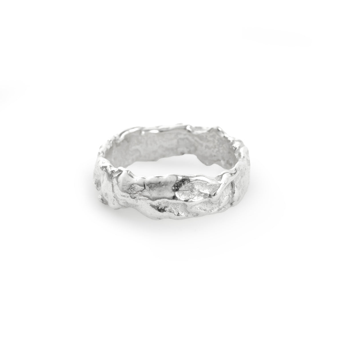 Molten Wide Band Ring