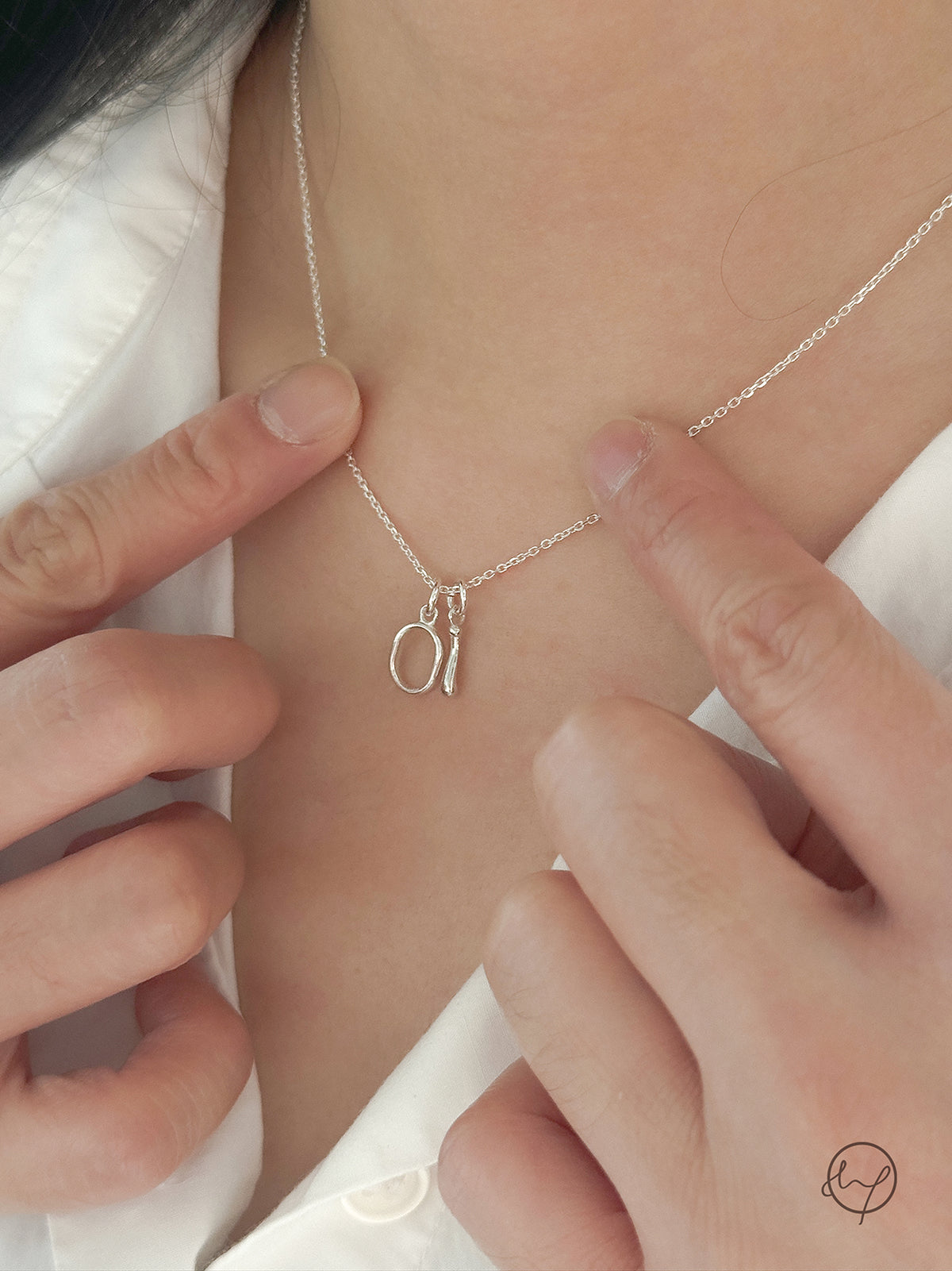 Yours Truly Initial Necklace